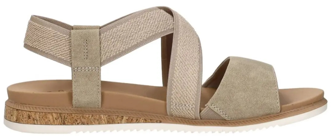 Skechers Bobs Desert Kiss Low Sandalen Plat
