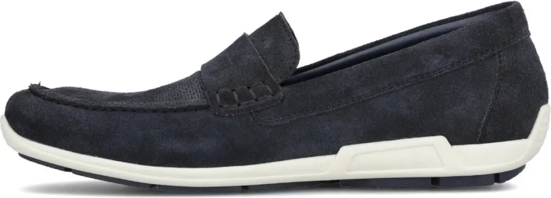 Rieker Moccasins 09050, Mannen, Marineblauw, Schoenen, maat: 43