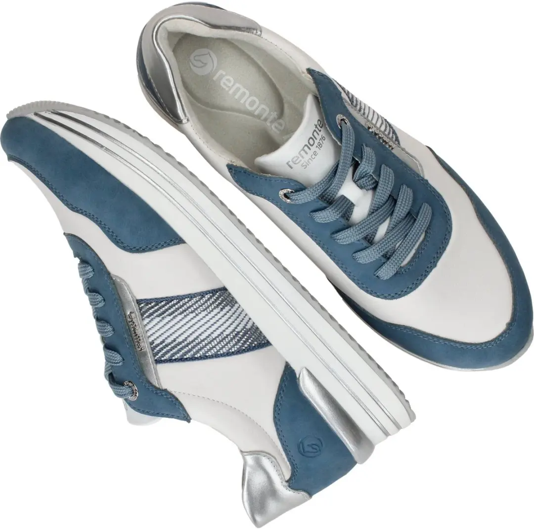 Remonte Sneakers blauw Synthetisch - Maat 37