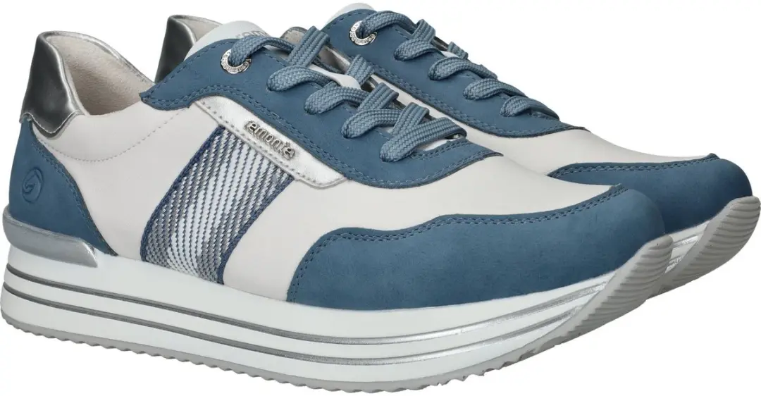 Remonte Sneakers blauw Synthetisch - Maat 37