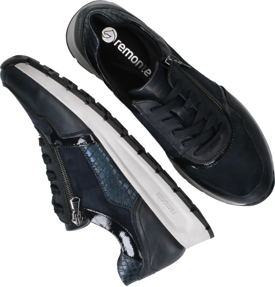 Remonte Sneakers - Dames - Blauw - Maat:42