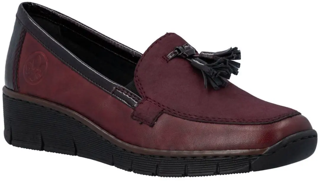 Rieker Mocassin Bordeaux