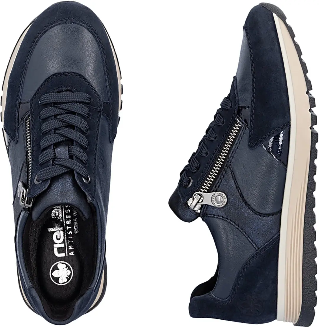 Lage leren sneakers Rock