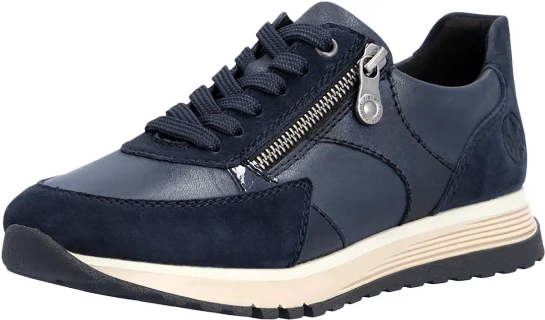 Lage leren sneakers Rock