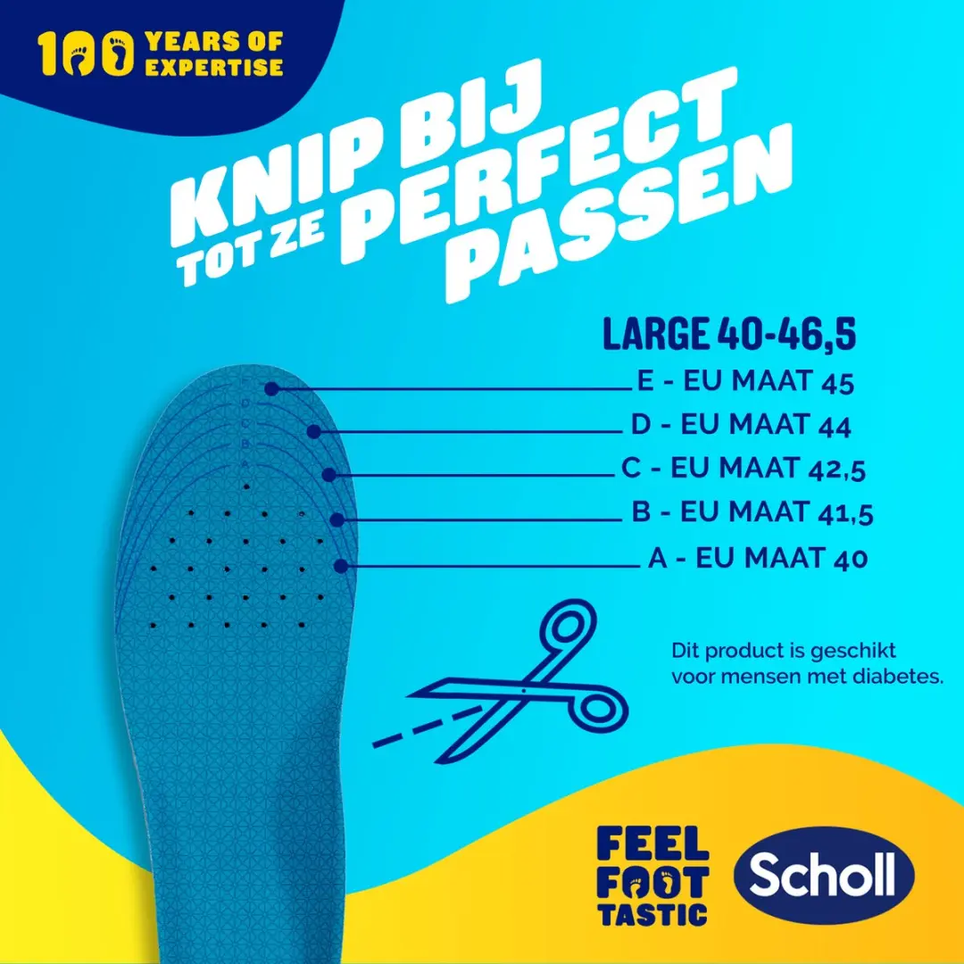 Scholl GelActiv Inlegzolen Professioneel - Small - 35-40.5