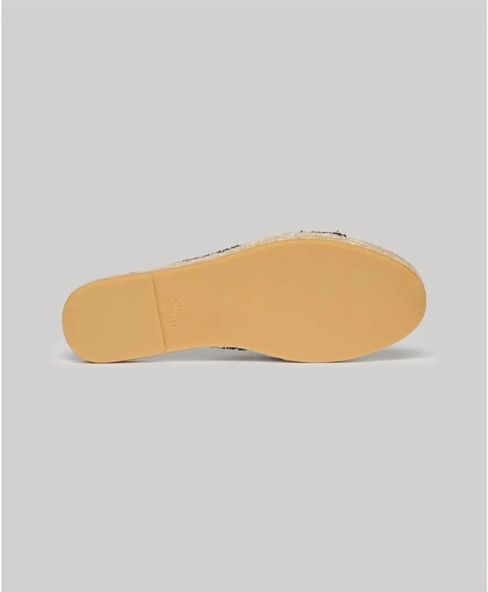 Superdry Espadrille Slippers WF310221A - Dames 37 - Zwart - afbeelding 3 van 6