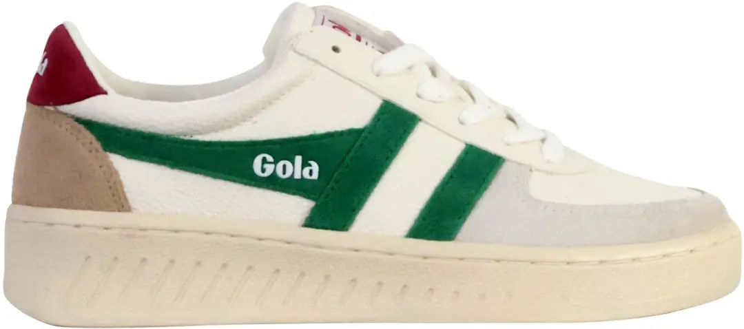 Gola Grandslam Trident CLA415 Dames Sneakers - Wit - Maat 36 - afbeelding 4 van 6