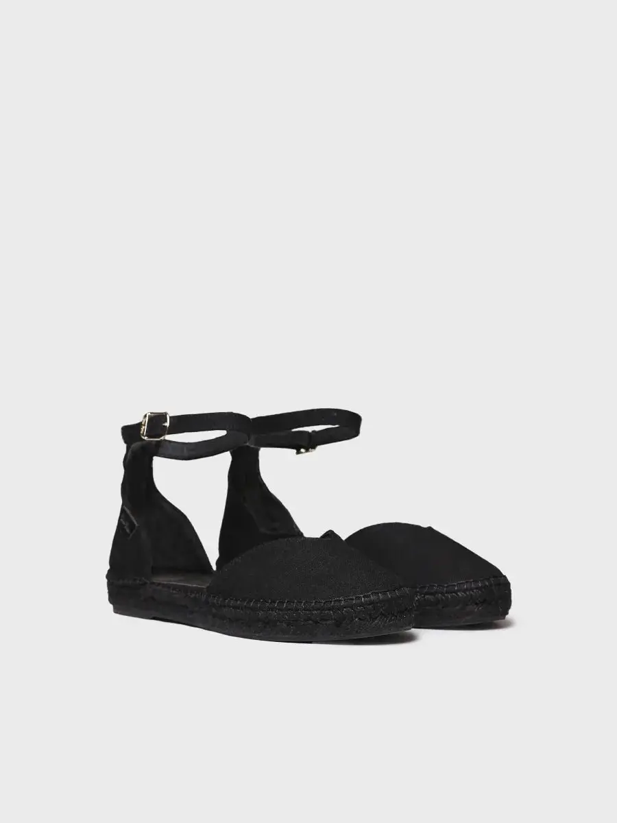 Espadrilles voor dames met enkelbandje