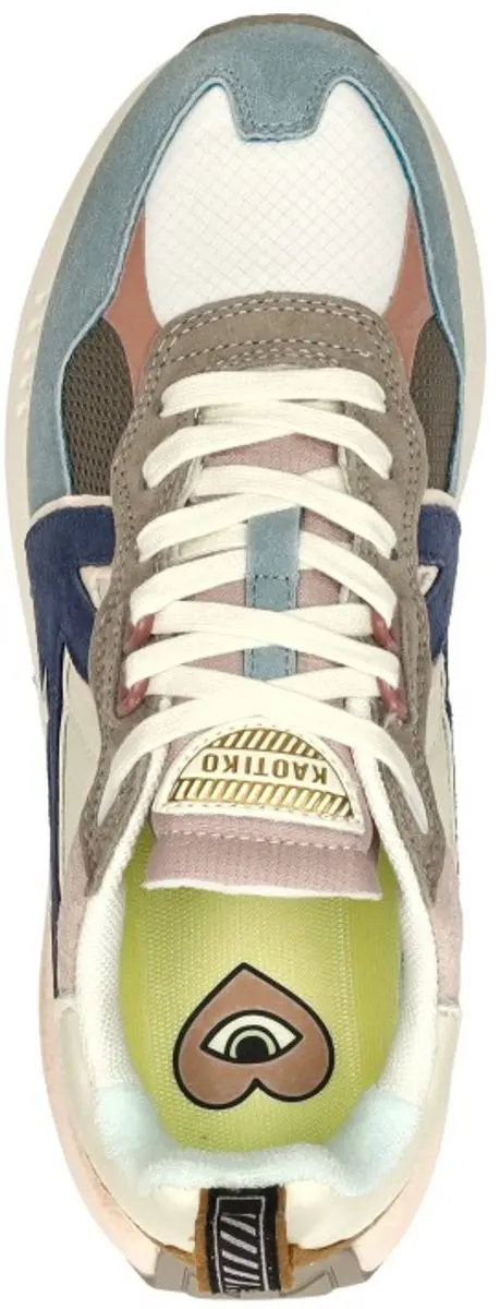Kaotiko Detroit Dames Sneakers - Blauw - Maat 40