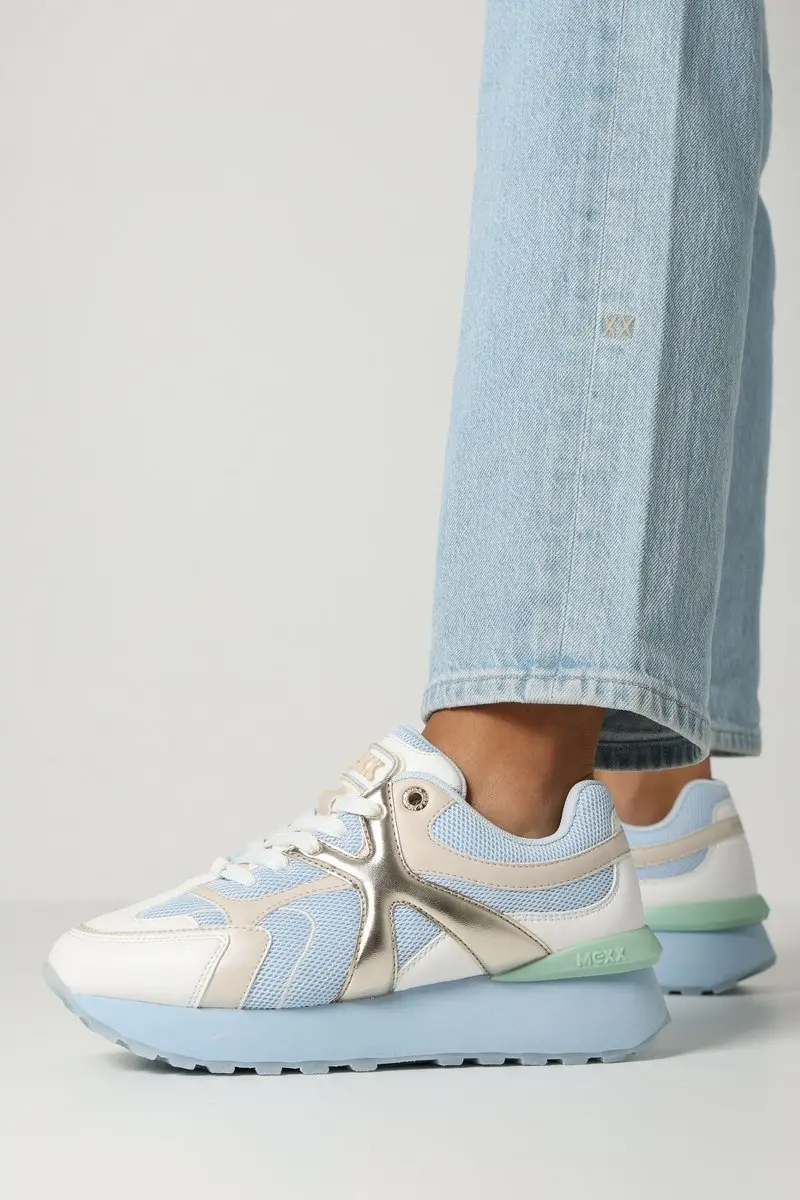 Mexx Sneaker Rozan Humper - Dames - Maat 40 - Blauw