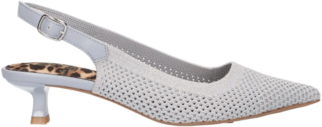 La Strada Slingback Grijs Knitted