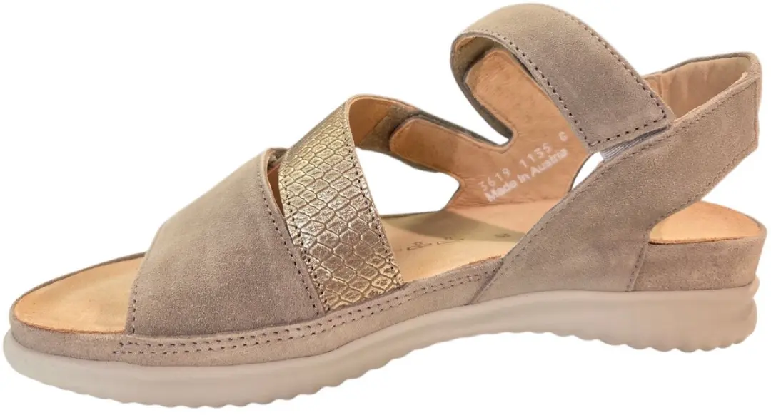 Hartjes Breeze Sandalen 39 - Grijs Suede