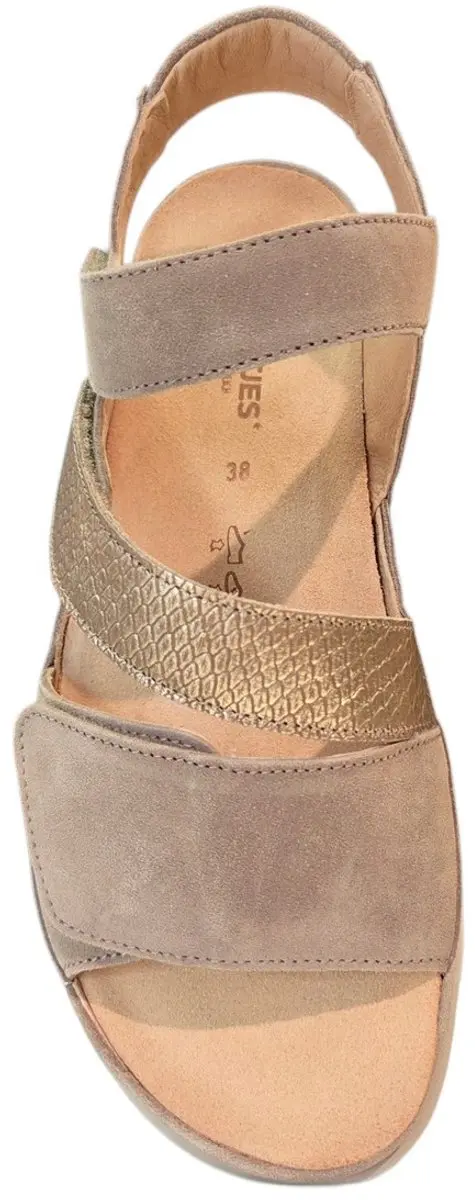 Hartjes Breeze Sandalen 39 - Grijs Suede
