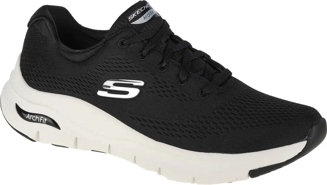 Skechers Arch Fit-Big Appeal 149057-BKW, Vrouwen, Zwart, Sneakers,Sportschoenen,
