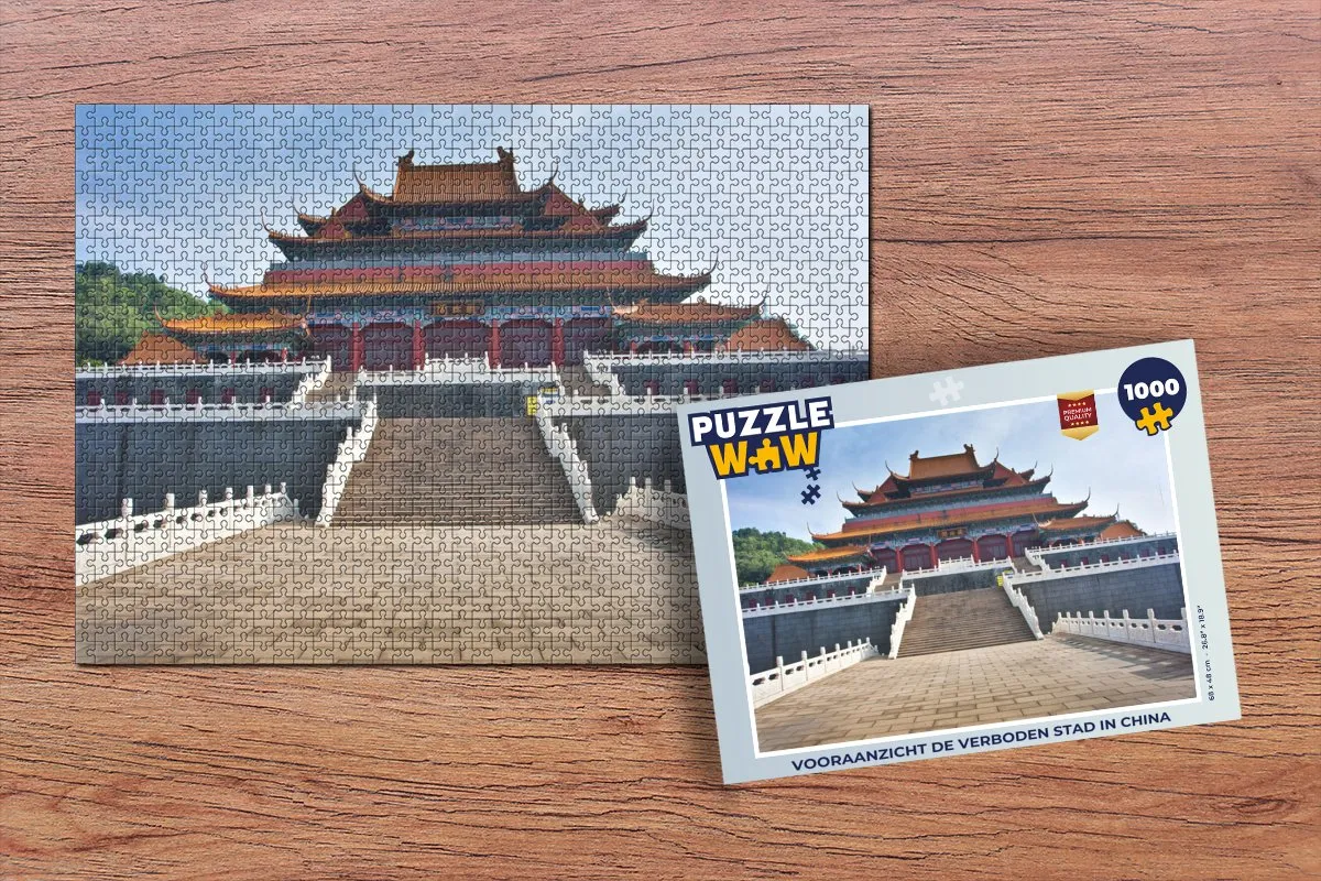 PuzzleWow Legpuzzel De Verboden Stad 1000 Stuks - Multicolor