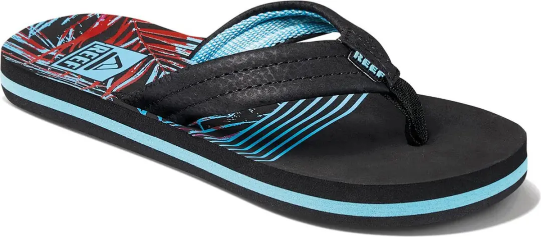 Reef Kids Ahi Teenslippers 33 - Zwart/Blauw