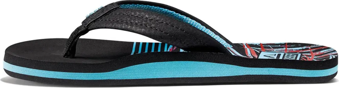 Reef Kids Ahi Teenslippers 33 - Zwart/Blauw
