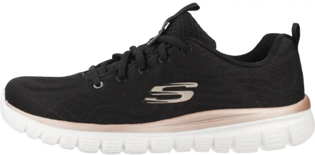 Skechers Graceful-Get Connect Sneakers 12615-BKGD - 36 - Zwart