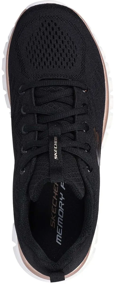 Skechers Graceful-Get Connect Sneakers 12615-BKGD - 36 - Zwart