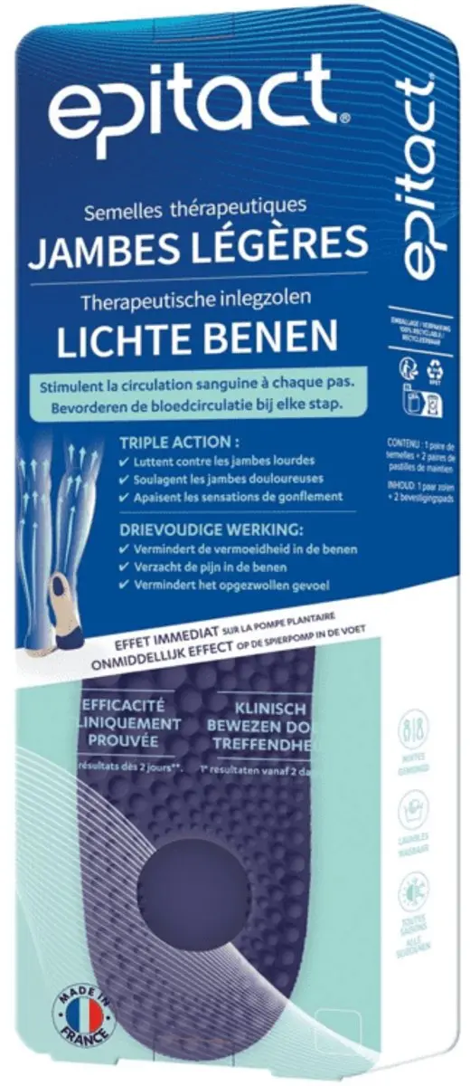 Epitact Therapeutische Inlegzolen Lichte Benen 36/38