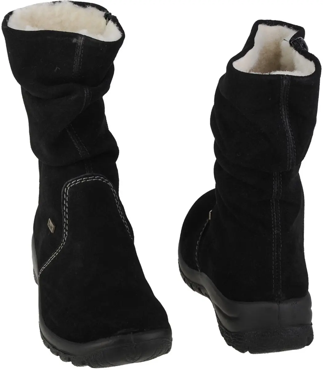 Rieker Z7171 Booties Vrouwen - Laarzen 37 - Zwart