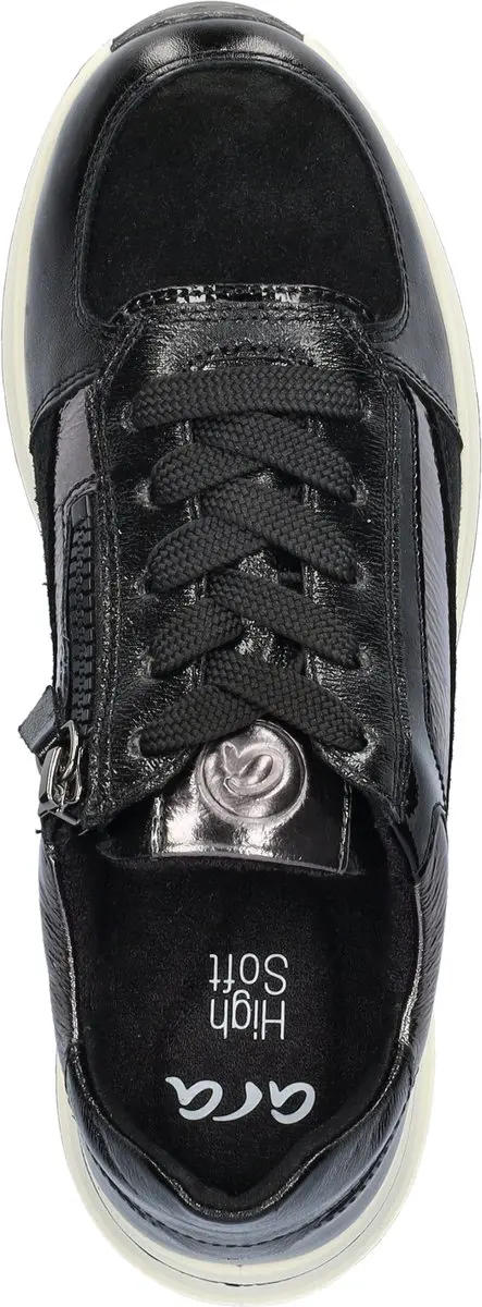 Ara Osaka 2.0 dames sneaker - Zwart multi - Maat 41,5