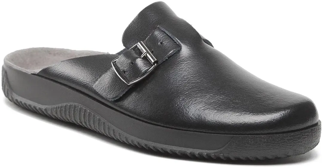 Rohde Soltau slippers voor heren, zwart 1970 90