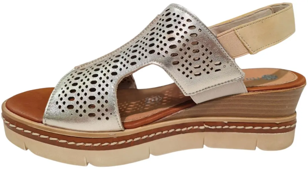 Remonte D2L56 90 Dames Sandalen - Zilver - 44