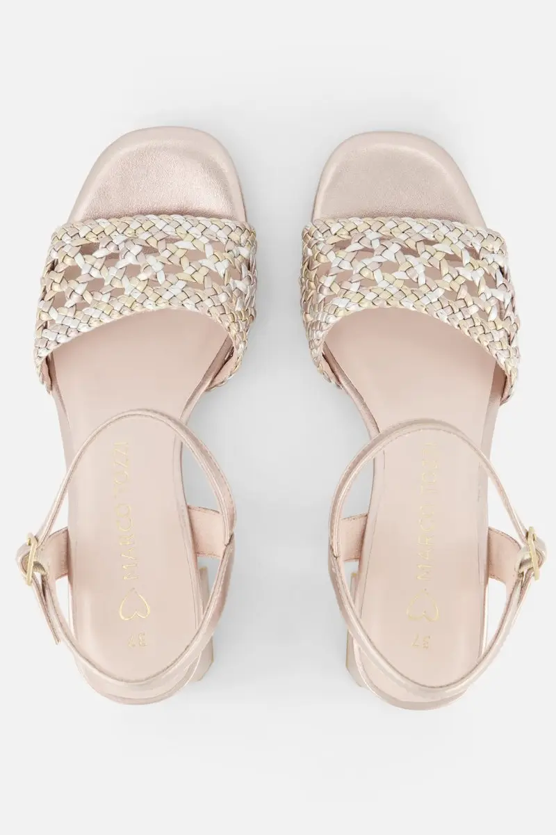 Marco Tozzi Sandalen 231204 - Roze Metallic - Maat 37