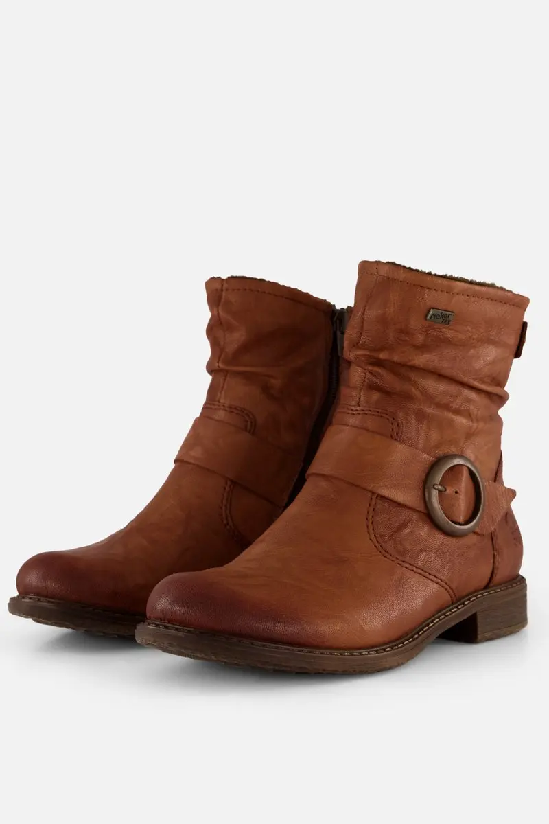 Rieker Enkellaarzen cognac