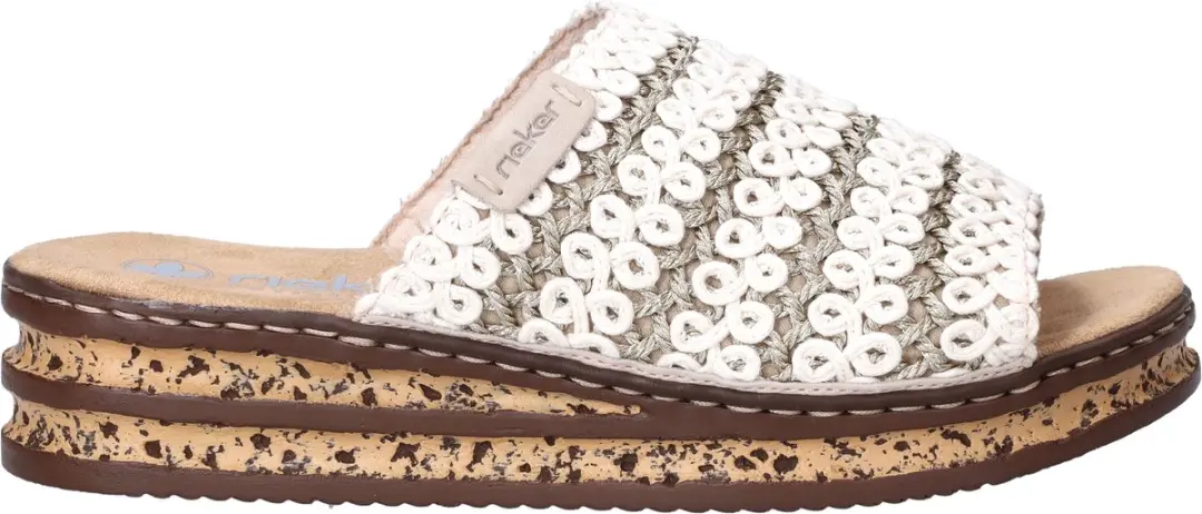 Rieker Open Teen Badslipper 38 - Beige - afbeelding 2 van 6