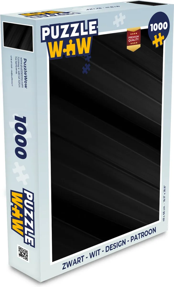 PuzzleWow Design Legpuzzel 1000 Stuks - Multicolor