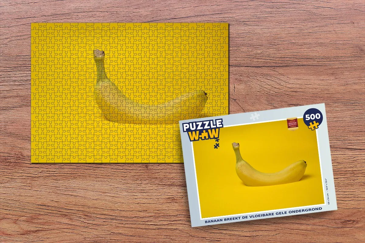 PuzzleWow Banaan Legpuzzel 500 Stuks