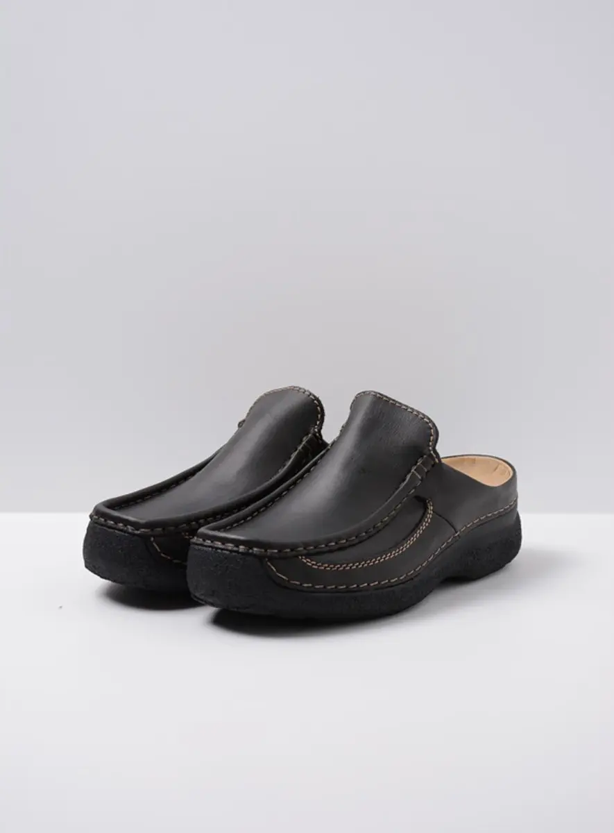 Wolky Heren Roll Slide 09210 Comfortschoenen - Zwart - afbeelding 4 van 6