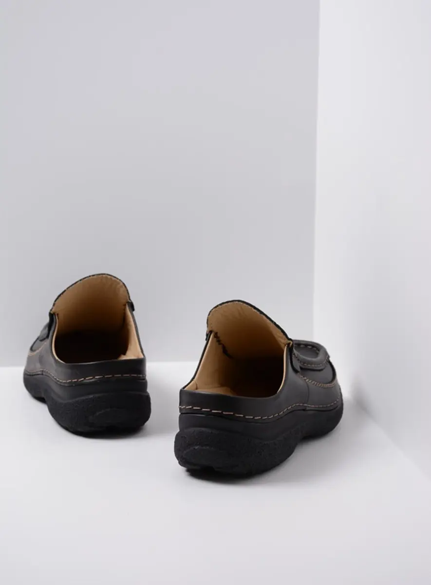 Wolky Heren Roll Slide 09210 Comfortschoenen - Zwart - afbeelding 3 van 6
