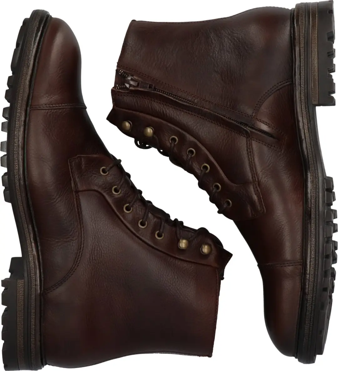 Blackstone Lester UG21.DBR Heren Lace-ups - Donkerbruin - Maat 46