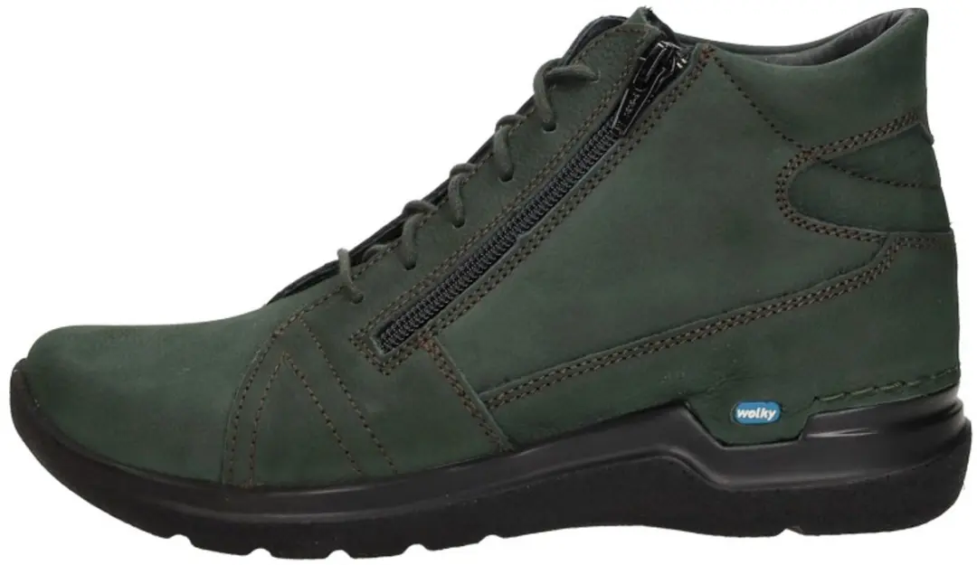 Wolky Why Veterschoenen Hoog - Groen - Maat 40 - afbeelding 2 van 6