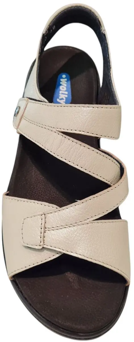 Wolky Dames Sandalen 04106 Ikaria - 42 - Gebroken wit