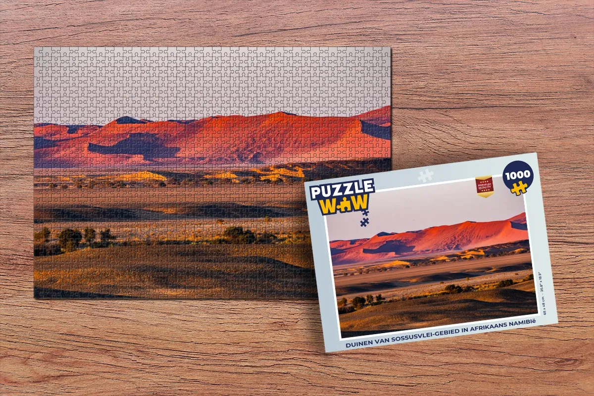 PuzzleWow Duinen van Sossusvlei Legpuzzel 1000 Stuks - Multicolor