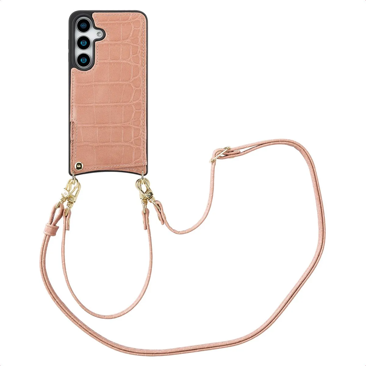 Selencia Croco Backcover Hoesje Samsung Galaxy S25
