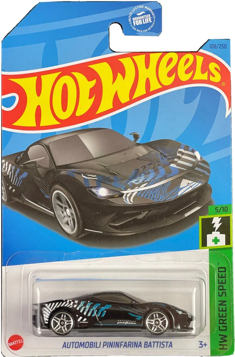 Hot Wheels Automobili Pininfarina Battista Black HW 21A
