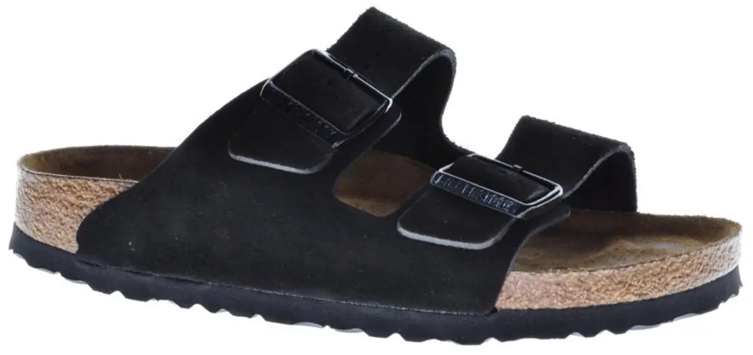 Birkenstock Arizona SFB VL Dames Slippers - Maat 41 - Zwart - afbeelding 3 van 6