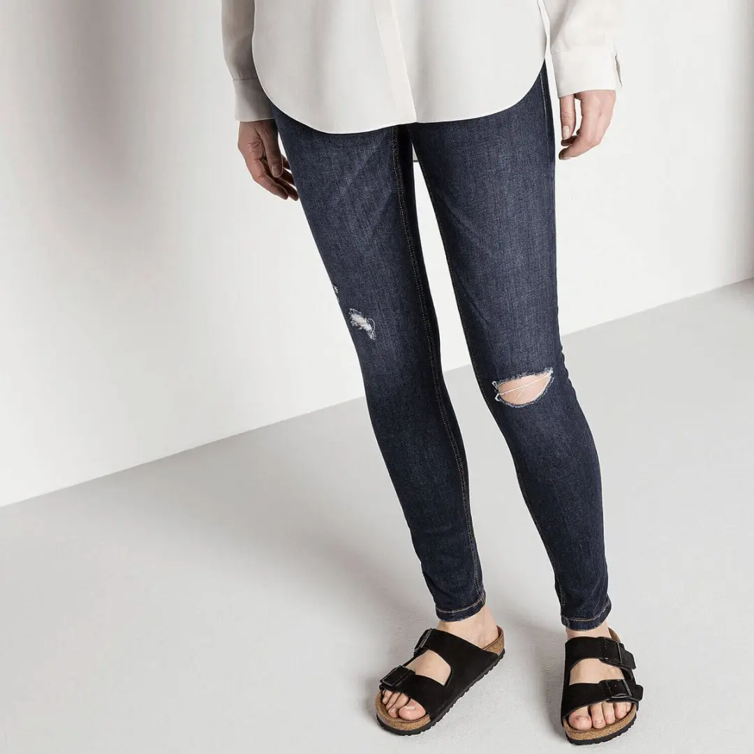 Birkenstock Arizona SFB VL Dames Slippers - Maat 41 - Zwart - afbeelding 5 van 6