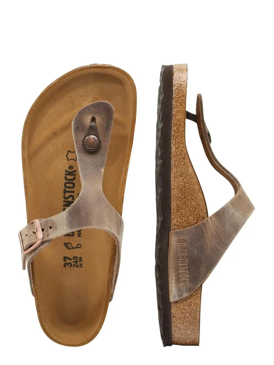 Birkenstock Gizeh slippers Naturel