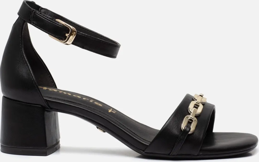 Tamaris Sandalen met hak zwart Synthetisch