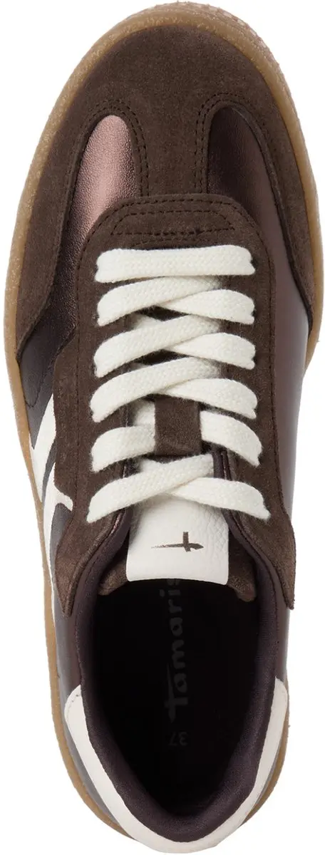 Tamaris 1-23723-44 - Damessneaker - 323-Bruin-Metallic