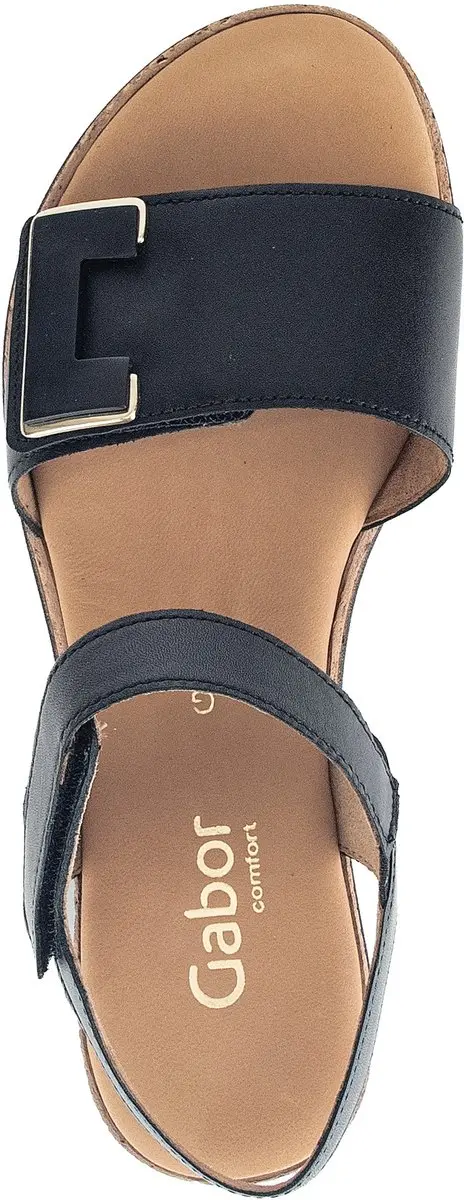 Gabor Damen Sandalette Genua 82.700.57 - Zwart