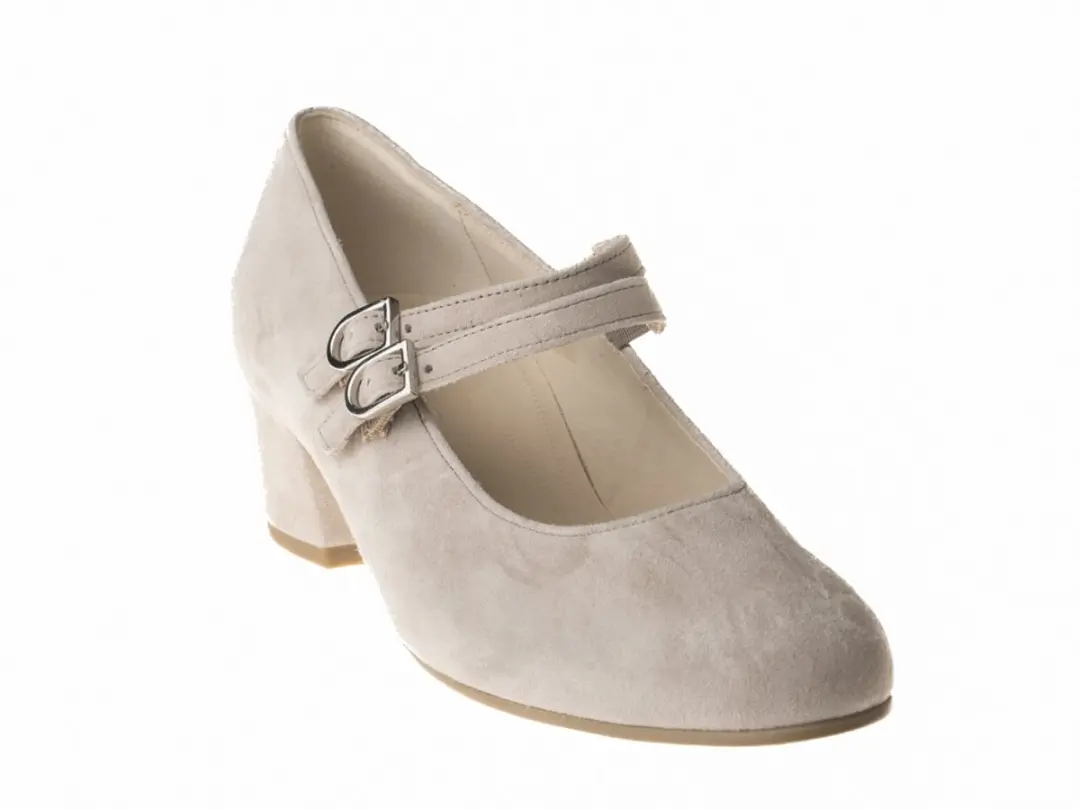 Gabor 82212 Pump - Tussenhak - Maat 40.5 - Beige