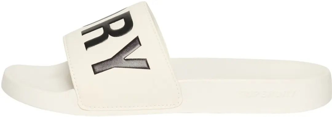 Superdry Vegan Core Badslippers Dames - Optic/Black - afbeelding 4 van 6