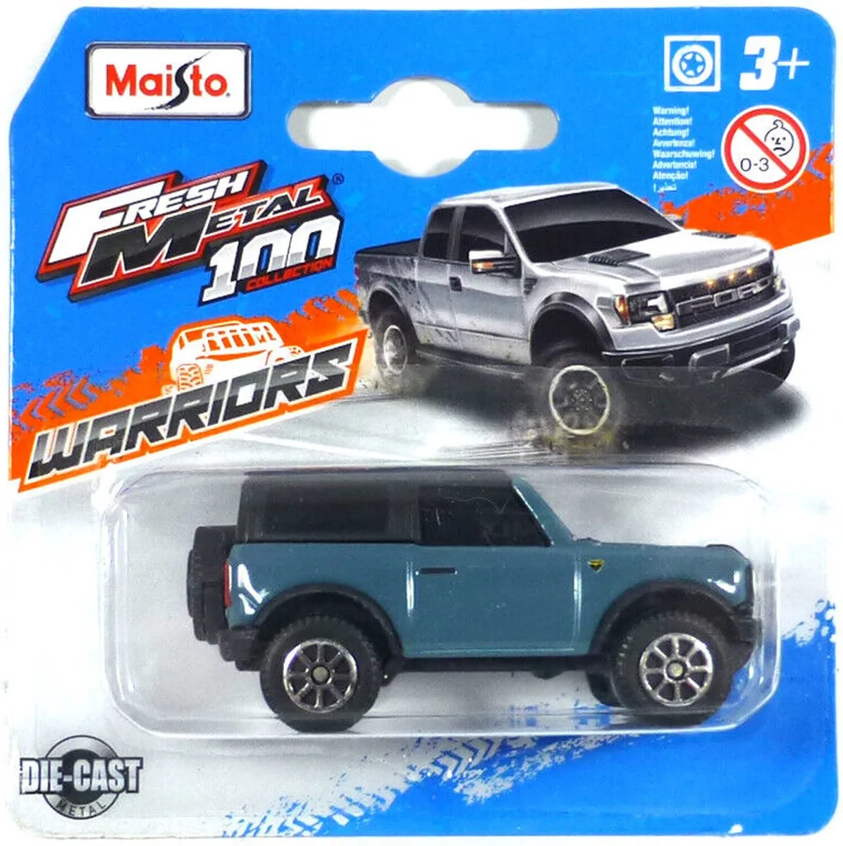 Hot Wheels Maisto Fresh Metal 2021 Ford Bronco 1:64